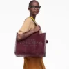 Süet Büyük Tote Bag