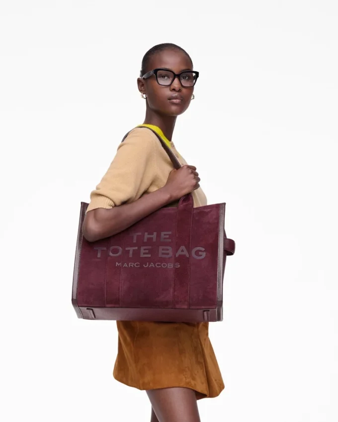 Süet Büyük Tote Bag