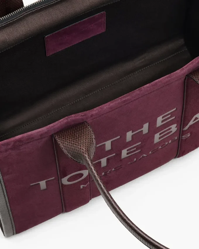 Süet Büyük Tote Bag