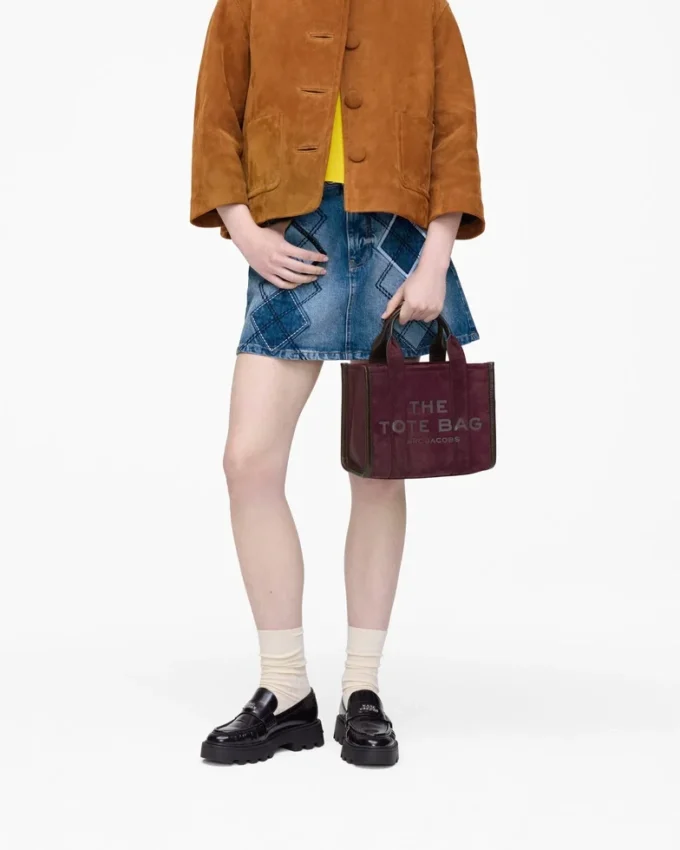 Süet Küçük Tote Bag