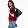 Süet Patchwork Sack Bag