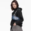 Soluk Denim Charm Omuz Çantası Soluk Denim Charm Omuz Çantası