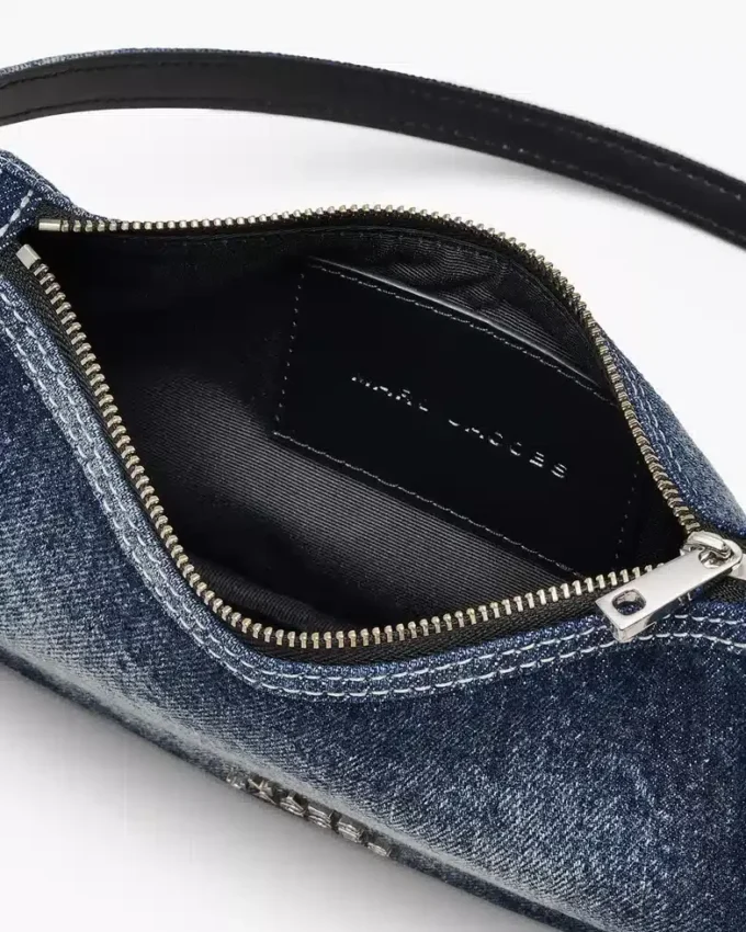 Soluk Denim Charm Omuz Çantası Soluk Denim Charm Omuz Çantası