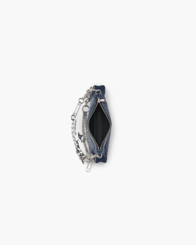 Soluk Denim Charm Omuz Çantası Soluk Denim Charm Omuz Çantası