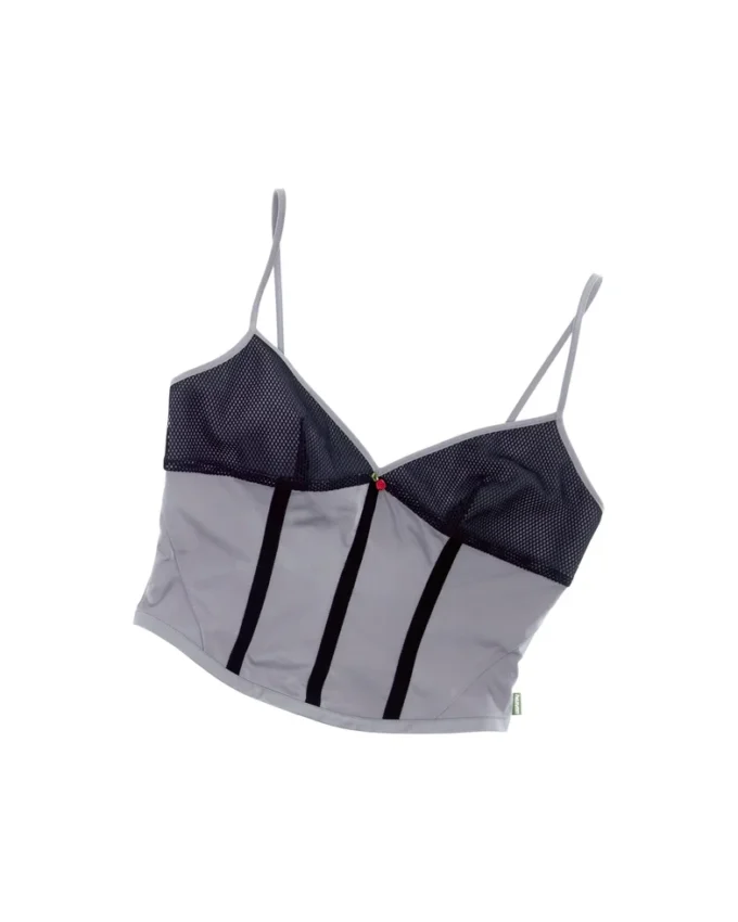 Spor Mesh Korseli Tank