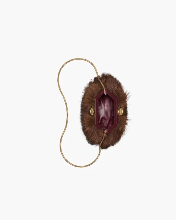Suni Kürk Glam Küçük Clutch Suni Kürk Glam Küçük Clutch