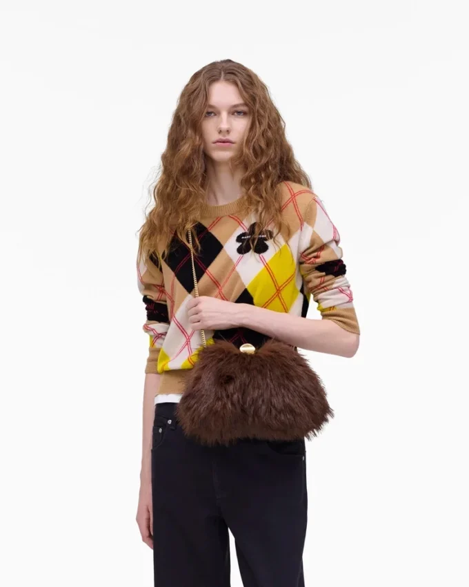 Suni Kürk Glam Küçük Clutch Suni Kürk Glam Küçük Clutch