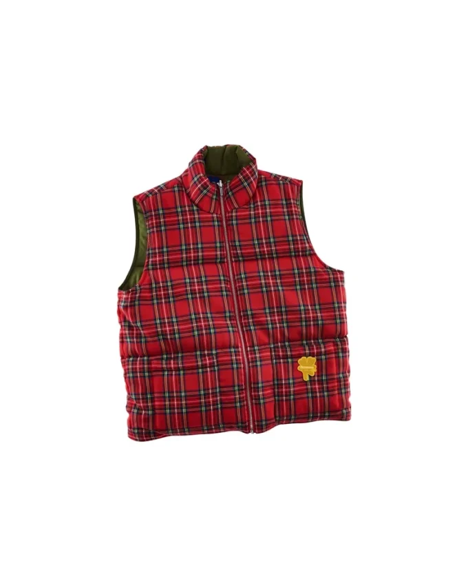 Tartan Puffer Yelek