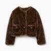 Teddy Cropped Ceket