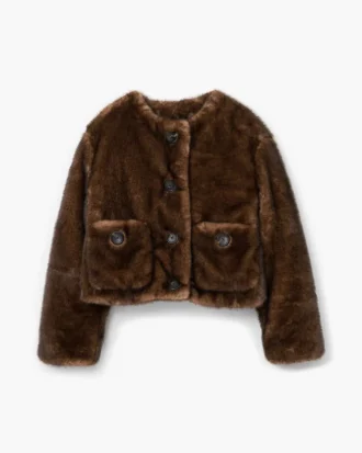 Teddy Cropped Ceket