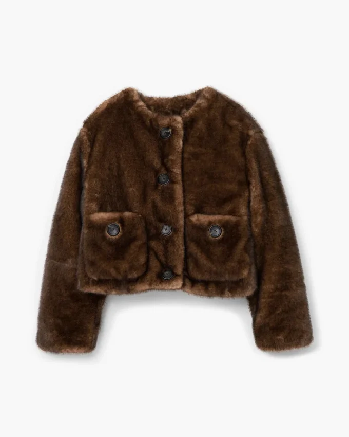 Teddy Cropped Ceket