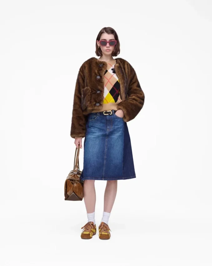 Teddy Cropped Ceket