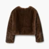 Teddy Cropped Ceket