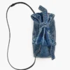 The Bow Denim Mini Sack Bag