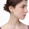 The J Marc Luxe Gem Linear Küpeler