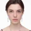 The J Marc Luxe Gem Linear Küpeler