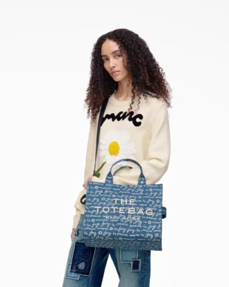 The Joy Denim Orta Boy Tote Bag