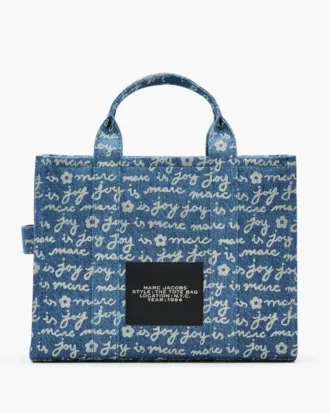 The Joy Denim Orta Boy Tote Bag