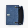 Trinket Charm Denim Büyük Çift Çanta Trinket Charm Denim Büyük Çift Çanta