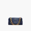 Trinket Charm Denim Çift Zincirli Mini Çanta Trinket Charm Denim Çift Zincirli Mini Çanta