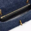 Trinket Charm Denim Çift Zincirli Mini Çanta Trinket Charm Denim Çift Zincirli Mini Çanta
