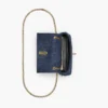 Trinket Charm Denim Çift Zincirli Mini Çanta Trinket Charm Denim Çift Zincirli Mini Çanta
