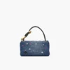 Trinket Charm Denim Mini Çift Çanta Trinket Charm Denim Mini Çift Çanta