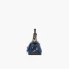 Trinket Charm Denim Mini Çift Çanta Trinket Charm Denim Mini Çift Çanta