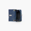 Trinket Charm Denim Mini Çift Çanta Trinket Charm Denim Mini Çift Çanta