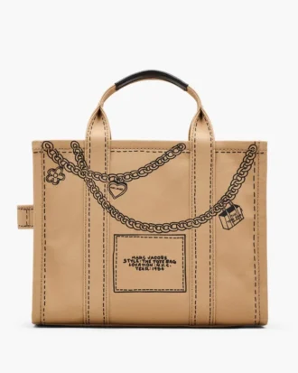 Trompe L’Oeil Charm Kanvas Orta Boy Tote Bag