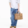 Trompe L’Oeil Charm Kanvas Orta Boy Tote Bag Trompe L’Oeil Charm Kanvas Orta Boy Tote Bag