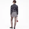 Trompe L’Oeil Eyelet Bow Bluz