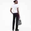 Trompe L’Oeil Eyelet Slim Tee