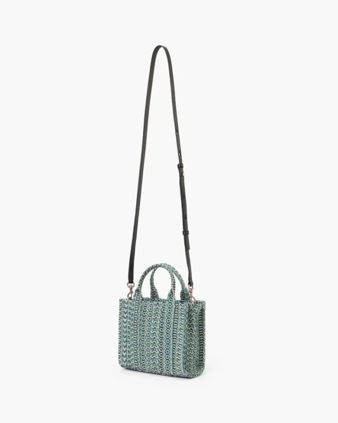 Yıkanmış Monogram Denim Çapraz Askılı Tote Bag Yıkanmış Monogram Denim Çapraz Askılı Tote Bag