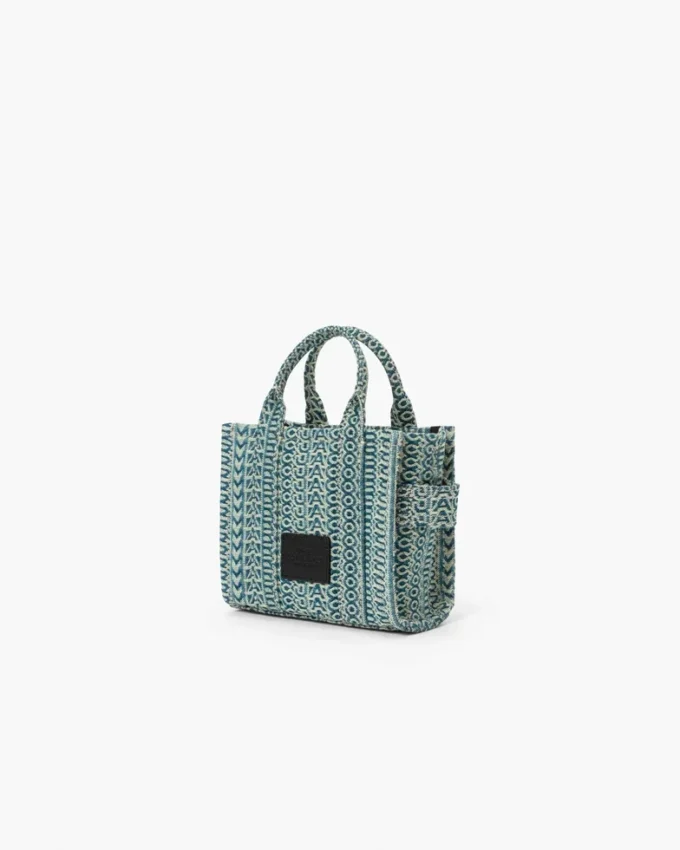 Yıkanmış Monogram Denim Çapraz Askılı Tote Bag Yıkanmış Monogram Denim Çapraz Askılı Tote Bag