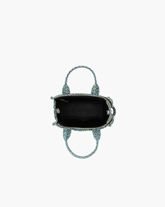 Yıkanmış Monogram Denim Çapraz Askılı Tote Bag Yıkanmış Monogram Denim Çapraz Askılı Tote Bag