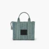 Yıkanmış Monogram Denim Küçük Tote Bag